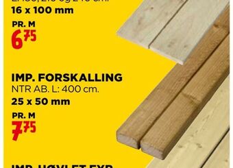 Imp. forskalling