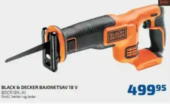 Davidsen Black & Decker Bajonetsav 18 V tilbud