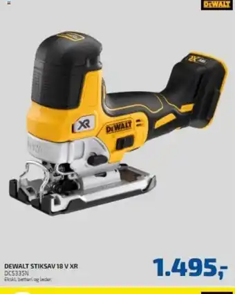 Davidsen Dewalt Stiksav 18 V XR tilbud