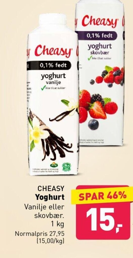 Cheasy Yoghurt tilbud hos ALDI