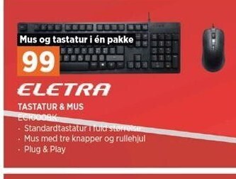 Power Tastatur & mus tilbud