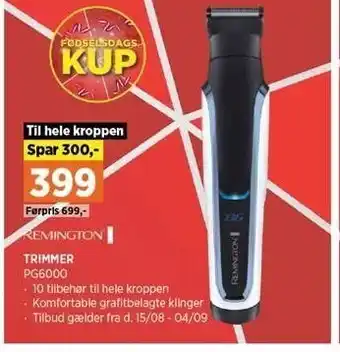 Power Remington trimmer tilbud