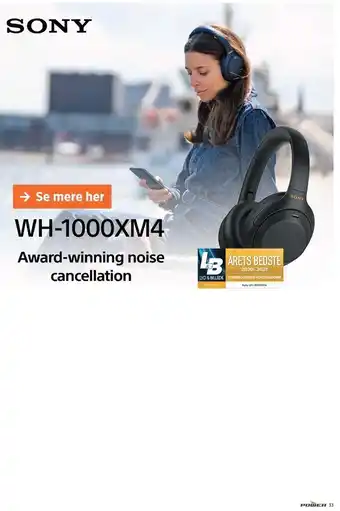 Power Sony hovedtelefoner wh-1000xm4 tilbud