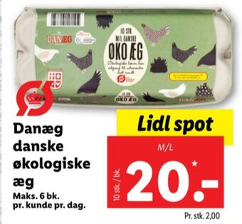 Lidl Danæg æg tilbud