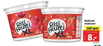 Risifrutti dessert jordbær