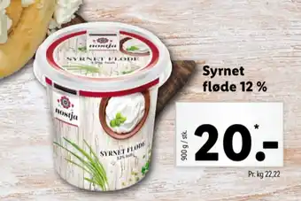 Lidl Nostja syrnet fløde 12% tilbud