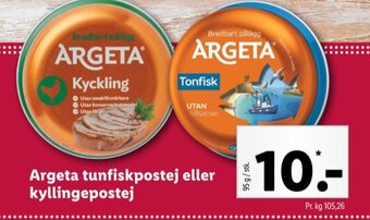 Lidl Tonfisk paté tilbud