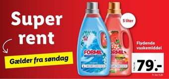 Lidl Formil vaskemiddel-flydende tilbud