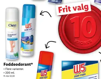Lidl Cien fodpleje tilbud