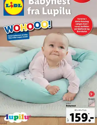 Lidl Lupilu babynest tilbud