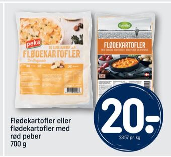 Peka flødekartofler