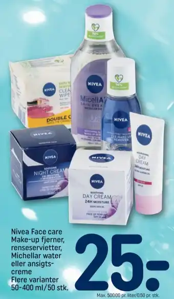 REMA 1000 Nivea renseprodukter tilbud