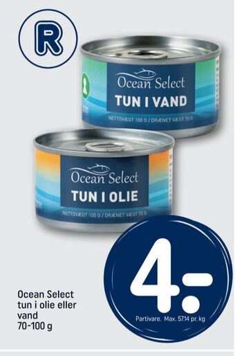 REMA 1000 Ocean select tun tilbud