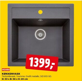 jem & fix Franke køkkenvask tilbud