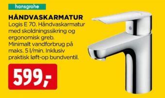 jem & fix Hansgrohe håndvaskarmatur tilbud