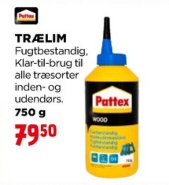 jem & fix Pattex trælim tilbud