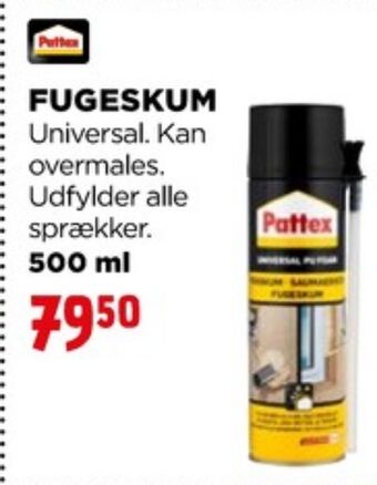 jem & fix Pattex fugeskum tilbud