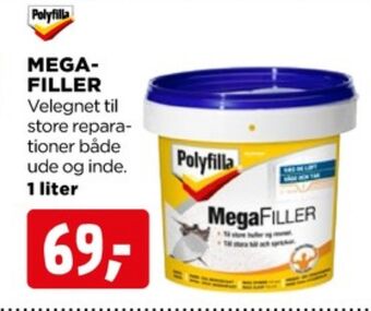 jem & fix Polyfilla spartelmasse tilbud