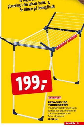 jem & fix Leifheit tørrestativ tilbud