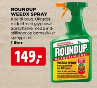 jem & fix Roundup ukrudtsmiddel tilbud