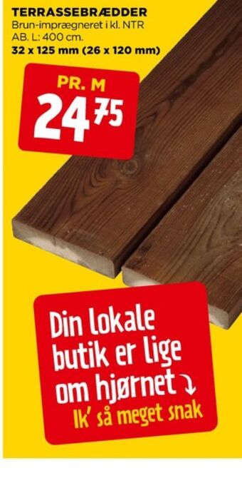 jem & fix Ukendt terrassebrædder tilbud