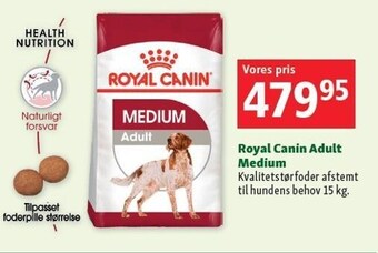 Maxi Zoo Royal canin adult medium tilbud