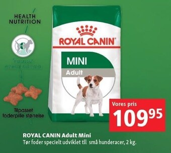 Maxi Zoo Royal canin adult mini tilbud