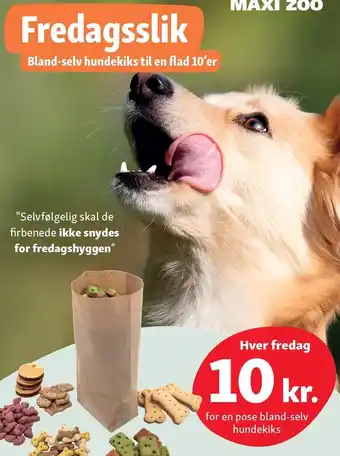 Maxi Zoo Fredagsslik tilbud