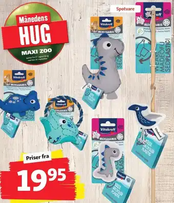 Maxi Zoo Vitakraft plyslegetøj tilbud