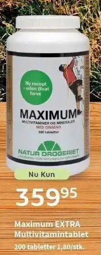 Helsam Maximum extra multivitamintablet tilbud