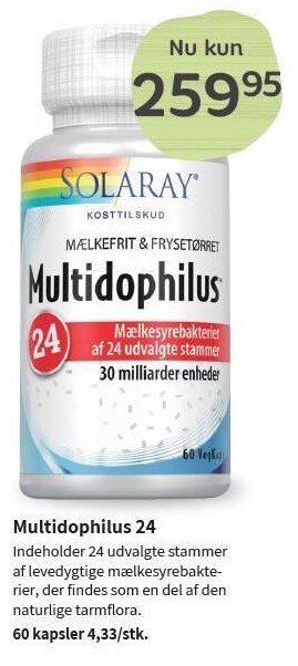Helsam Multidophilus 24 tilbud