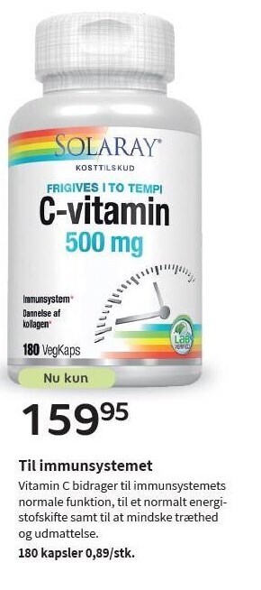Helsam C-vitamin tilbud