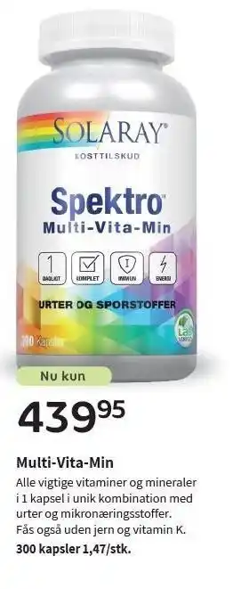 Helsam Multu-vita-min tilbud