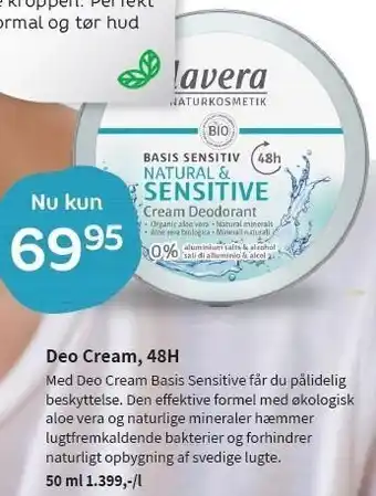 Helsam Lavera deo cream tilbud