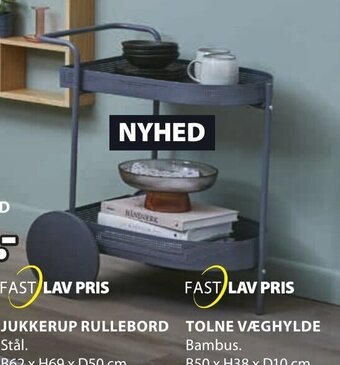 JYSK Fast Lav Pris Jukkerup Rullebord tilbud
