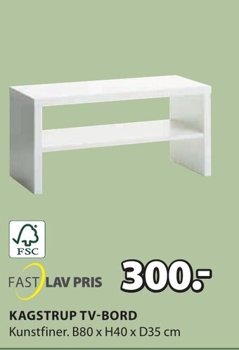 JYSK Kagstrup TV-Bord tilbud
