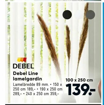 Debel Line lamelgardin