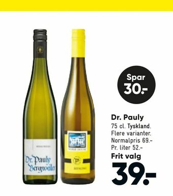 Bilka Dr. Pauly tilbud