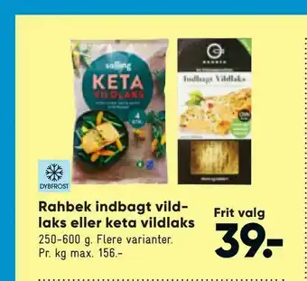 Bilka Rahbek indbagt vildlaks eller keta vildlaks tilbud
