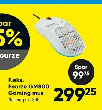 Bilka Fourze GM800 Gaming mus tilbud