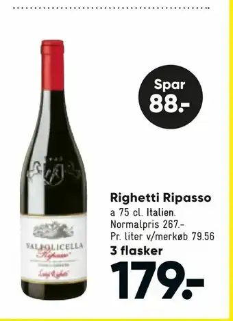 Bilka Righetti Ripasso tilbud