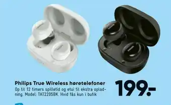 Bilka Philips True Wireless høretelefoner tilbud