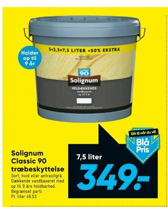 Bilka Solignum Classic 90 træbeskyttelse tilbud