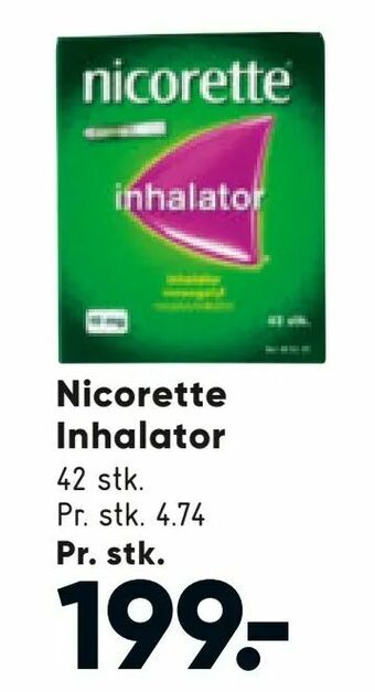 Bilka Nicorette Inhalator tilbud