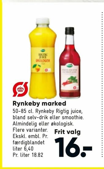 Bilka Rynkeby marked tilbud