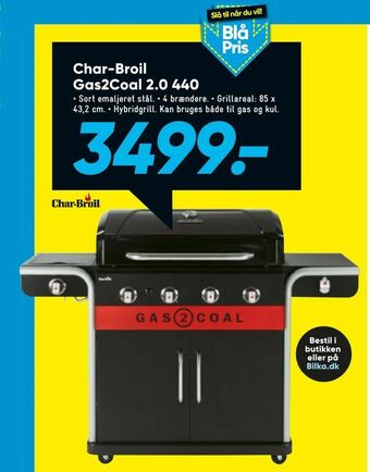 Bilka Char-Broil Gas2Coal 2.0 440 tilbud