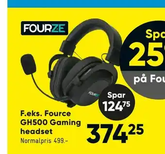 Bilka Fource GH500 Gaming headset tilbud