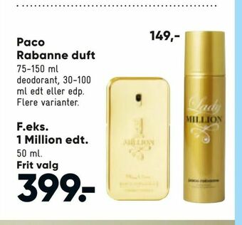 Bilka Paco Rabanne duft tilbud