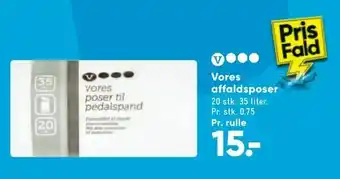 Bilka Vores affaldsposer tilbud