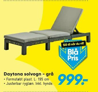 Bilka Daytona solvogn - grå tilbud